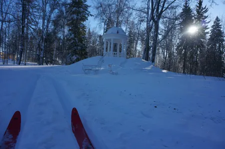Музей-усадьба дворян Леонтьевых: зимние виды