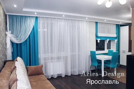 Шторы в квартиру студию